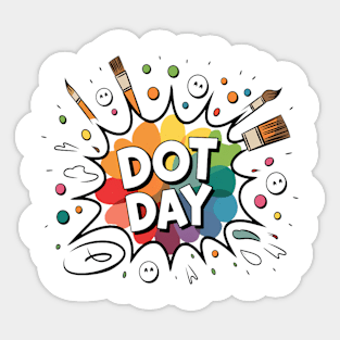 Dot Day, Celebrate Creativity and Community with Unique Dot Day Sticker